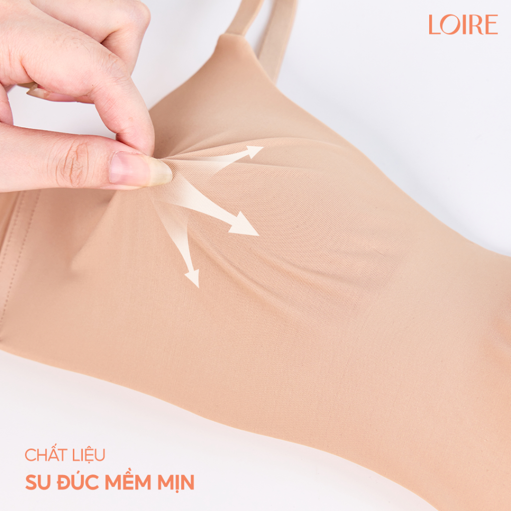 Áo Ngực Không Gọng Đệm Mỏng Loirechic Mặc Đi Làm Đi Chơi Thoải Mái Cả Ngày BRDE136