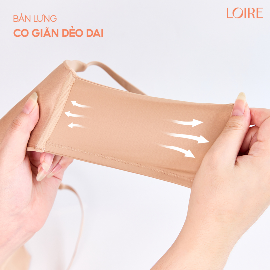 Áo Ngực Không Gọng Đệm Mỏng Loirechic Mặc Đi Làm Đi Chơi Thoải Mái Cả Ngày BRDE136
