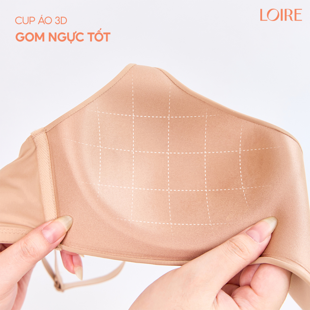 Áo Ngực Không Gọng Đệm Mỏng Loirechic Mặc Đi Làm Đi Chơi Thoải Mái Cả Ngày BRDE136