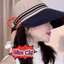 Mũ Lưỡi Trai Đan Lưới Thoáng Khí (Fashion3 Sọc Ngang Có Nút Đeo Khẩu Trang) Nón Đi Biển