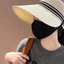 Mũ Lưỡi Trai Đan Lưới Thoáng Khí (Fashion3 Sọc Ngang Có Nút Đeo Khẩu Trang) Nón Đi Biển