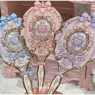 [CHÍNH HÃNG] Gương Trang Điểm Cầm Tay Flower Knows Sang Trọng - Bản Bunny Baby Cao Cấp