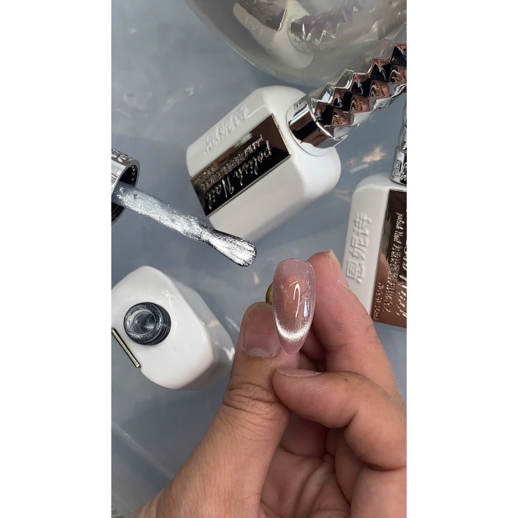 Sơn Gel Mắt Mèo Ánh Trăng Kim Cương - Gel Mắt Mèo Nail UV/LED Hiệu Ứng Ánh Sáng