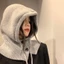 Mũ Len Beanie Dệt Kim, Bảo Vệ (Tai, Cổ) Thời Trang Mùa Đông Phong Cách Hàn Quốc Cho Nữ