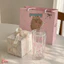 Cốc thuỷ tinh hello kitty siêu xinh kèm ống hút