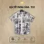 Áo Sơ Mi Lụa Họa Tiết Phong Cảnh, Cuban Shirt Chất Lụa Tuyết Mềm Mịn Thoáng Mát, Thấm Hút Tốt, Chống Nhăn, Size 50-100kg