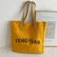 Túi Xách Cavas TENGYUAN Cỡ Lớn Khóa Bấm Phong Cách Hàn Quốc Cho Nữ