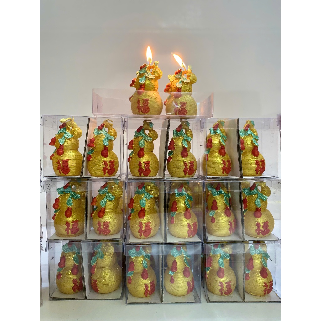 Nến Hồ Lô Tài Lộc | Cúng Thần Tài - Khai Trương - Giao Thừa | Huỳnh Gia Candle