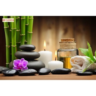 Tranh dán tường spa thẩm mỹ làm đẹp, decor spa, tranh 3D trang trí spa được in trên chất liệu vải lụa (tặng kèm keo dán)