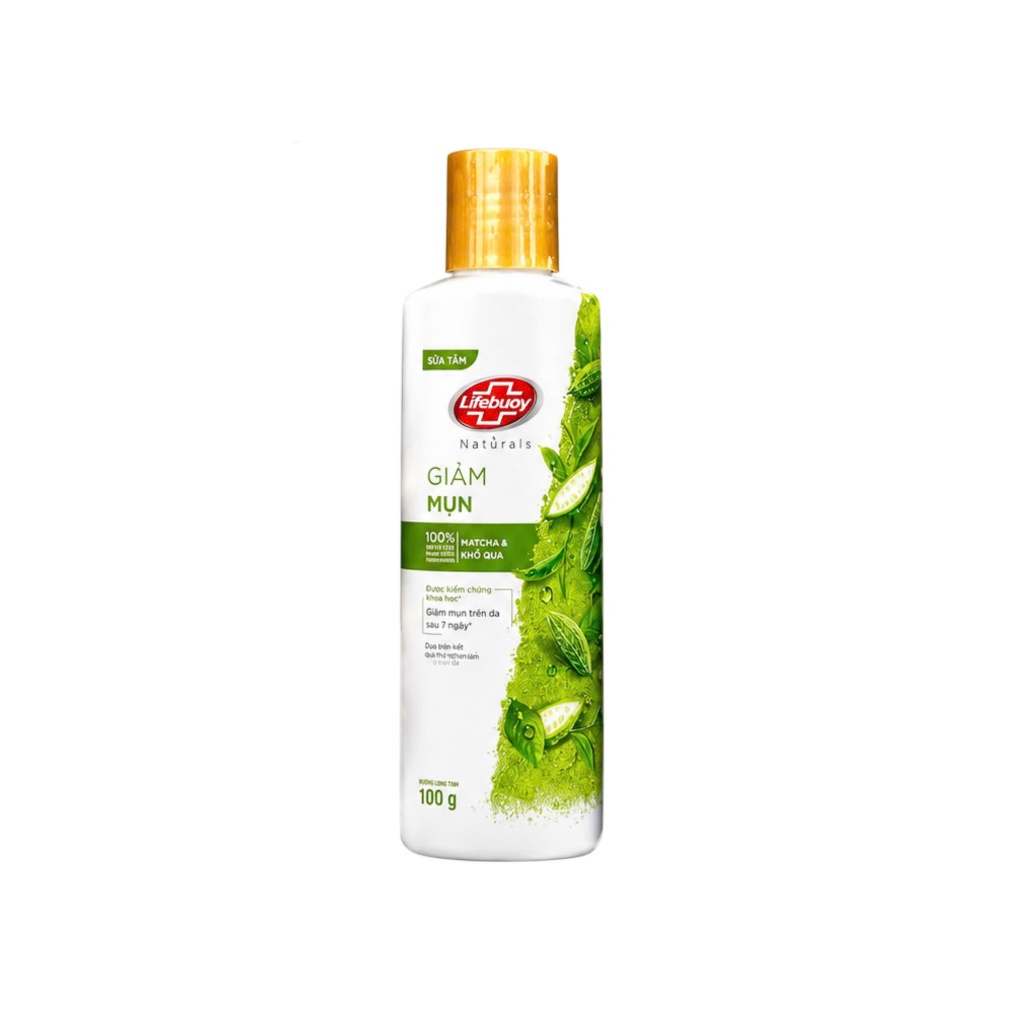 Sữa Tắm Lifebuoy Matcha khổ qua và Than hoạt tính 100g