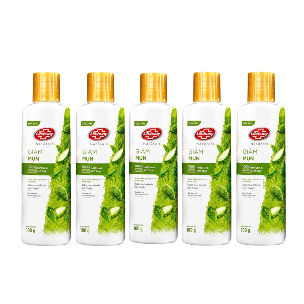 Sữa Tắm Lifebuoy Matcha khổ qua và Than hoạt tính 100g