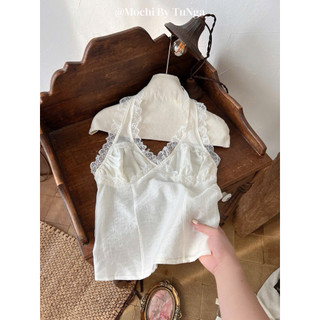 [Sẵn Hàng]•𝙆𝙞𝙣𝙜𝙨𝙝𝙤𝙥𝙗𝙚𝙖𝙪𝙩𝙮•Áo Cổ Yếm Ngựa Pha Ren QC