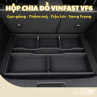 [Hàng Cao Cấp,Xịn] Hộp Đựng Đồ Cốp Sau Cho Xe Vinfast VF6 Hộp Lưu Trữ Đồ Đạc, An Toàn, Tiện Dụng
