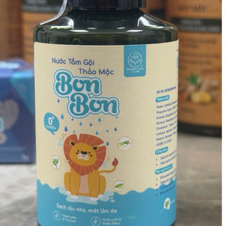 2 Bước Nước Tắm Gội Thảo Mộc Và Kem Da Bon Bon Plus Home Care Hỗ Trợ Giảm Hăm Rôm Sảy, Dịu Da Cho Bé