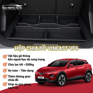 [Hàng Cao Cấp,Xịn] Hộp Đựng Đồ Cốp Sau Cho Xe Vinfast VF6 Hộp Lưu Trữ Đồ Đạc, An Toàn, Tiện Dụng