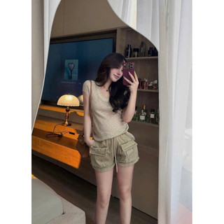 •𝙆𝙞𝙣𝙜𝙨𝙝𝙤𝙥𝙗𝙚𝙖𝙪𝙩𝙮•Áo Thun Tăm Trơn Cổ Rách QC