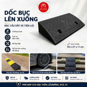 50x27x12cm Dốc bục lên xuống, bậc cầu dắt xe ô tô, xe máy xe đạp, cầu dắt xe, bục lên xuống xe,AMIZIN