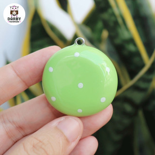 (Worry Stone LOẠI CAO CẤP) - Móc khóa đồ chơi giảm căng thẳng, lo lắng - Cúc Họa Mi xanh lá