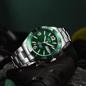 Đồng Hồ Nam Chính Hãng I&W Carnival 586G-T7 Full Box Chống Nước Kính Sapphire (Máy Cơ Tự Động)
