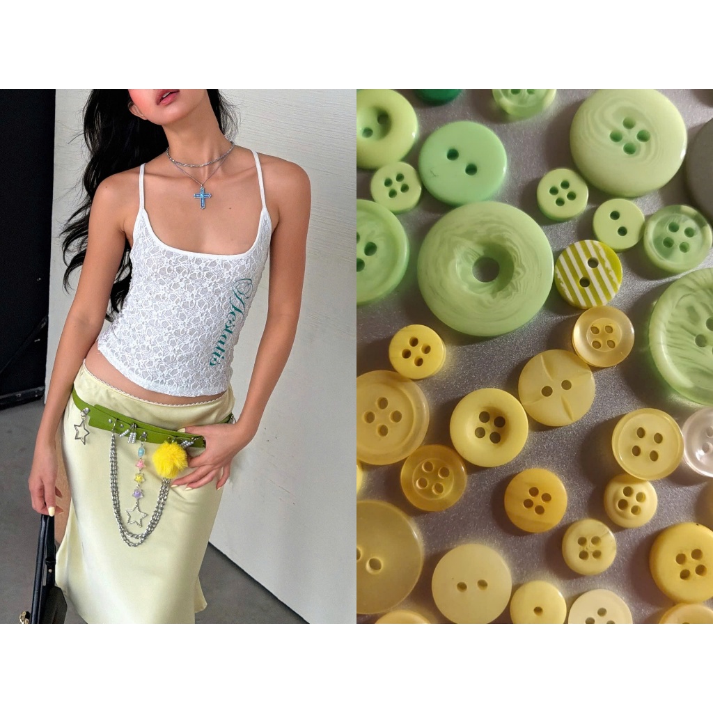 Aestas Cami Top - Remmus | Áo hai dây chất liệu ren - BST ACID CANDY