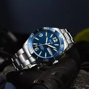 Đồng Hồ Nam Chính Hãng I&W Carnival 586G-T5 Full Box Chống Nước Kính Sapphire (Máy Cơ Tự Động)