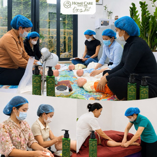 Dầu dừa Massage Cho Bé Thuần Chay Chiết Xuất Dừa Hãng Home Care, Massage Bé, Cho Mẹ Bầu, Sau Sinh