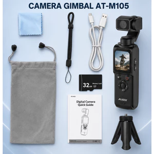 Máy quay cầm tay CAMERA GIMBAL AT-M105 - quay video: 4K / 2.7K / Full HD 1080P