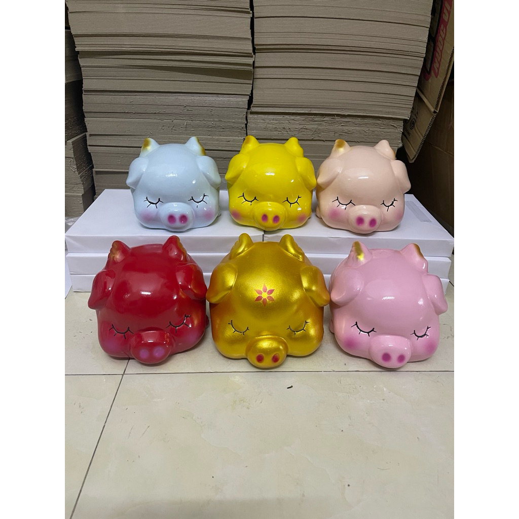Heo đất tiết kiệm mẫu Lợn Cánh Tiên - Lợn Thiên Thần siêu cute dễ thương