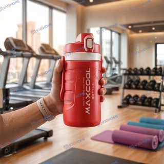 Bình Giữ Nhiệt Maxcool Duy Tân Nhựa PP 1L 1.5L. Bình đá mini giữ lạnh đến 8 giờ, thiết kế có quai xách nắp cài dạng khóa
