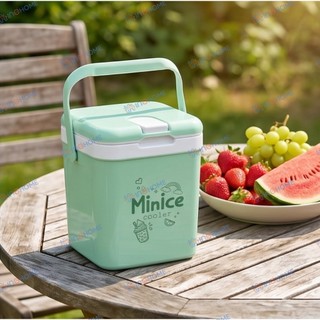 Thùng đá Minice Duy Tân Nhựa Cao Cấp 1L 2.1L 3L.Thiết kế gọn,Có quai xách tiện lợi,Nút mở cắm ống hút,Giữ lạnh hiệu quả