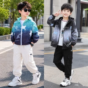 12 - 55KG , ÁO GIÓ 2 LỚP LÓT LỤA DÀNH CHO BÉ TRAI , HÌNH IN NHIỆT , ĐẸP PHONG CÁCH