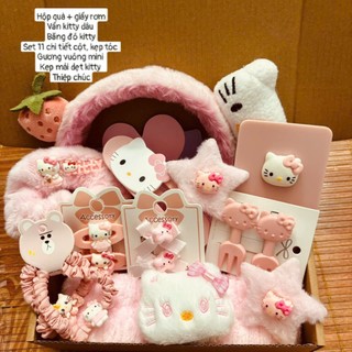 [Hộp lớn] Set quà tặng sinh nhật hello kitty hồng: quà vanlentine 14/2, 8/3, 20/10 [S2]