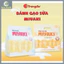 Combo 4 Gói Bánh Gạo Sữa Miyaki Tràng An không chiên rán an toàn thơm ngon dinh dưỡng - túi 26 gói (240g) (Sỉ)