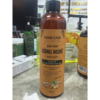 Sữa Tắm Gừng Nghệ Giữ Ấm Và Sáng Da, Bay Mụn Lưng, Ngực, Tay, Thuần Chay Chính Hãng Home Care