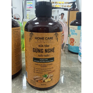 Sữa Tắm Gừng Nghệ Giữ Ấm Và Sáng Da, Bay Mụn Lưng, Ngực, Tay, Thuần Chay Chính Hãng Home Care