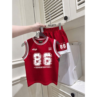 Bộ 3 lỗ bé trai phối viền trắng in hình 86