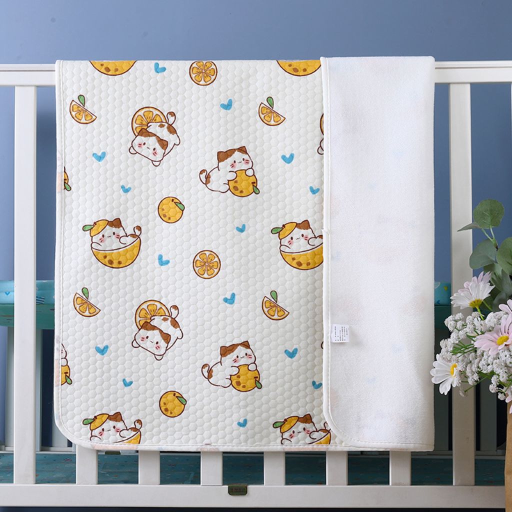 Lót Chống Thấm Cho Bé 50x70 Cotton 5 Lớp Không Gây Bí Lưng ( Hàng QCCC loại 1)
