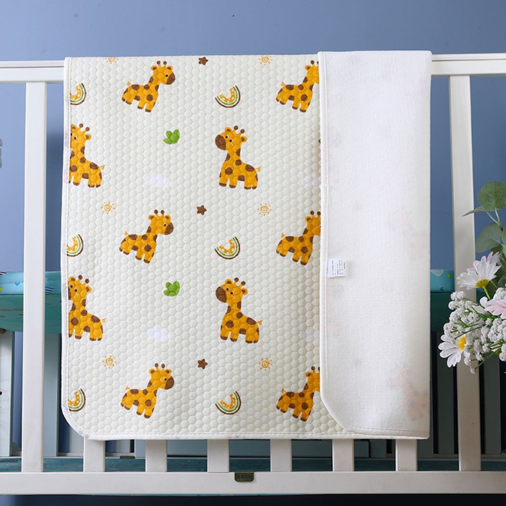 Lót Chống Thấm Cho Bé 50x70 Cotton 5 Lớp Không Gây Bí Lưng ( Hàng QCCC loại 1)