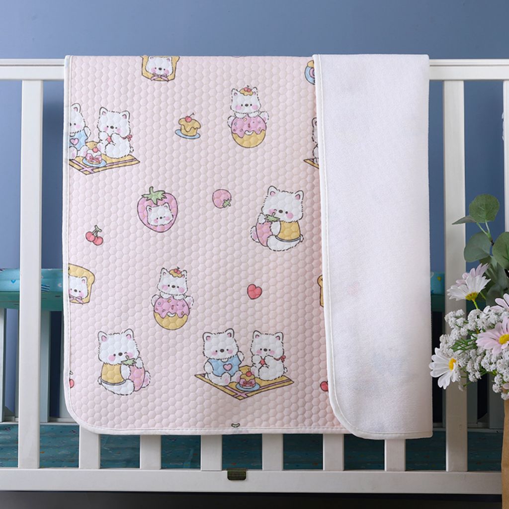 Lót Chống Thấm Cho Bé 50x70 Cotton 5 Lớp Không Gây Bí Lưng ( Hàng QCCC loại 1)