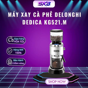 Máy xay cà phê DeLonghi Dedica KG521.M | Công suất 1500W | Áp suất 15 Bar - Bảo Hành 12 Tháng