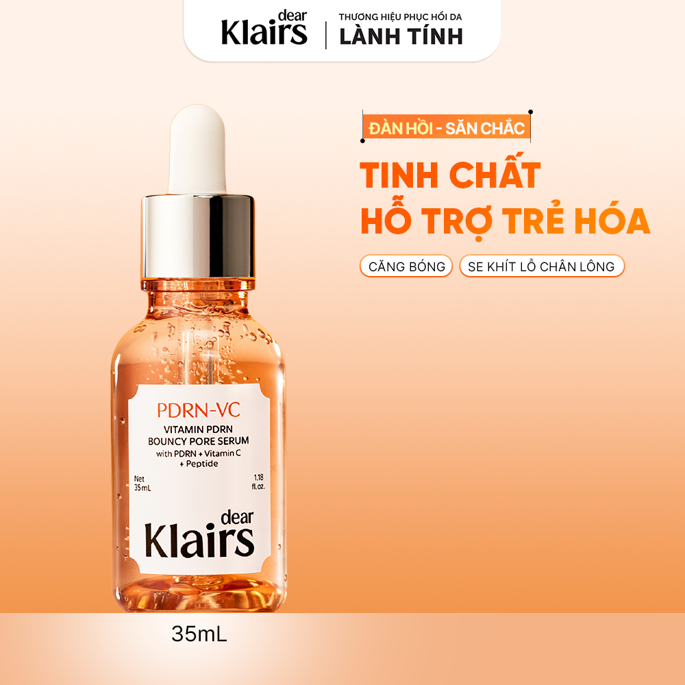 [Hannah] Dear, Klairs Tinh chất Vitamin PDRN Bouncy Pore Serum 35mL