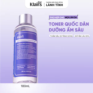 Sản phẩm Dear, Klairs Nước Hoa Hồng 180ml / Nước Tẩy Trang 400ml