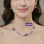 Vòng Cổ Ngọc Trai Mix Màu Trắng Hồng Tím, Dây Chuyền Ngọc Trai Nhân Tạo - DAISYN