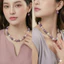 Vòng Cổ Ngọc Trai Mix Màu Trắng Hồng Tím, Dây Chuyền Ngọc Trai Nhân Tạo - DAISYN