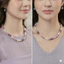 Vòng Cổ Ngọc Trai Mix Màu Trắng Hồng Tím, Dây Chuyền Ngọc Trai Nhân Tạo - DAISYN