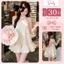 Váy Babydoll Tiểu Thư Cổ Yếm Hở Lưng Viền Bèo Họa Tiết Hoa Mùa Hè (Kèm Vòng Cổ) [Amélie Dress]