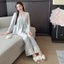 Set Bộ Ba Món Ngủ Hoa Thêu Tay