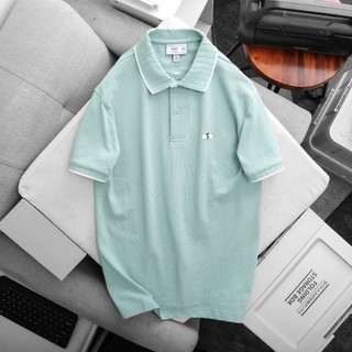 Áo polo nam cổ gân trẻ trung form suông chất pique cotton 100% bigsize 100kg - Vargo