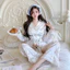 SET NGỦ HOẠ TIẾT ANH ĐÀO HOẠ HÌNH