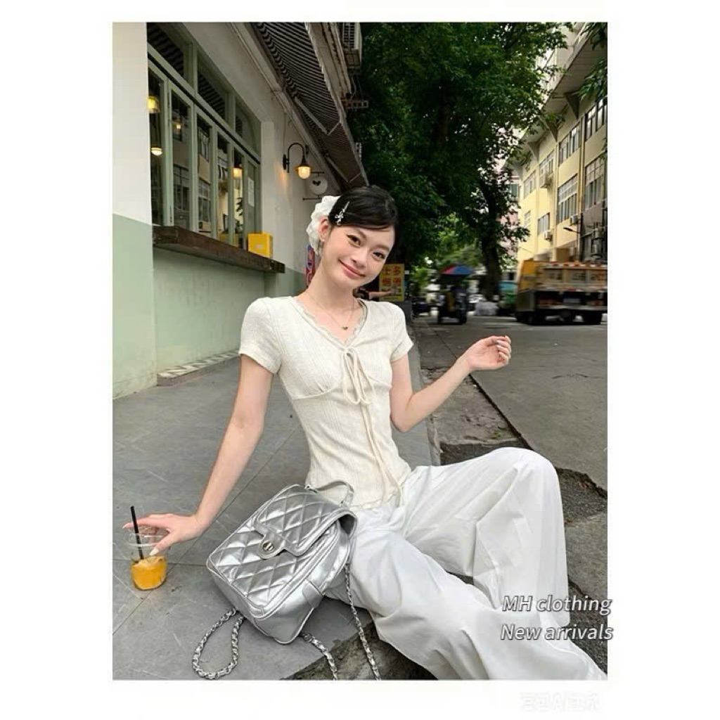 áo sơ mi nữ dài tay Thanhhuyen clothings - áo sơ mi nữ ulzzang form rộng thêu logo hàn quốc